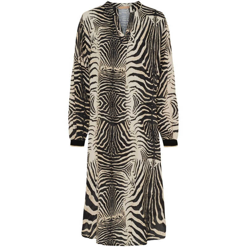 MARTA DU CHATEAU Marta du Chateau dam klänning MdcValerie 32157 Dress Nero Zebra