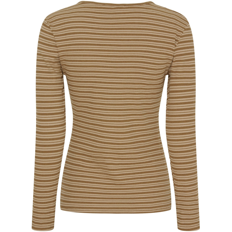 MARTA DU CHATEAU Marta du Chateau dam blus MdcNoemie 6546 T-shirt Camello/Beige