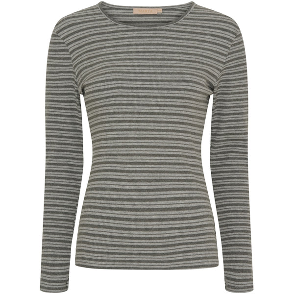 MARTA DU CHATEAU Marta du Chateau dam blus MdcNoemie 6546 T-shirt Melange50/Melange10