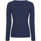 MARTA DU CHATEAU Marta du Chateau dam blus MdcNoemie 6546 T-shirt Notte/Fiordo