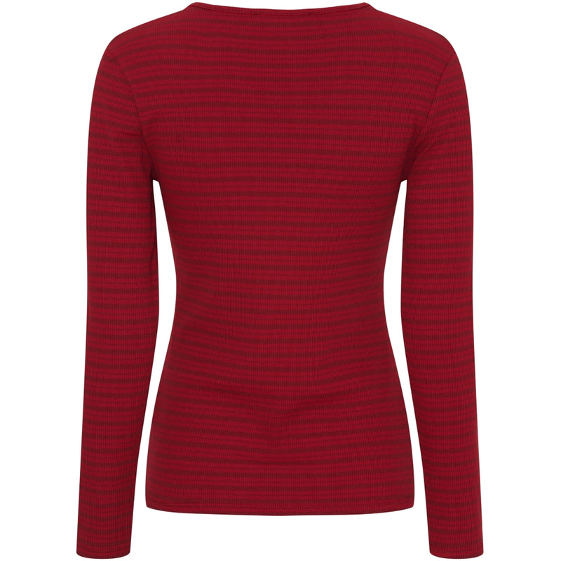 MARTA DU CHATEAU Marta du Chateau dam blus MdcNoemie 6546 T-shirt Vino/Robino