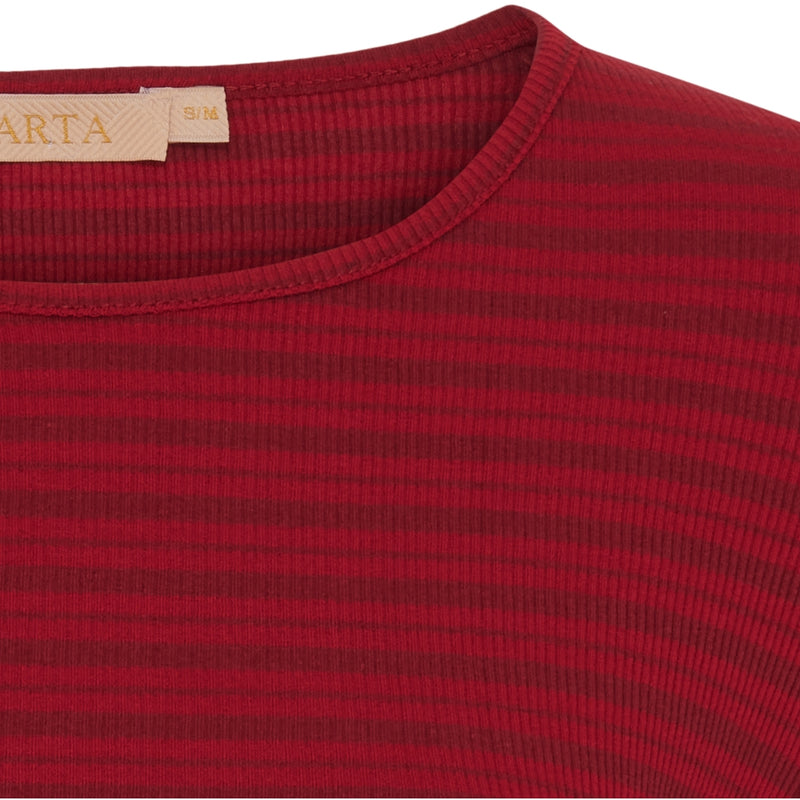 MARTA DU CHATEAU Marta du Chateau dam blus MdcNoemie 6546 T-shirt Vino/Robino