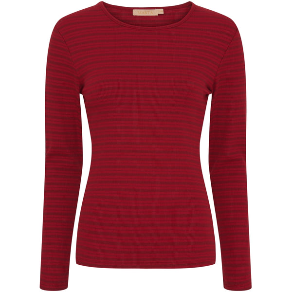 MARTA DU CHATEAU Marta du Chateau dam blus MdcNoemie 6546 T-shirt Vino/Robino