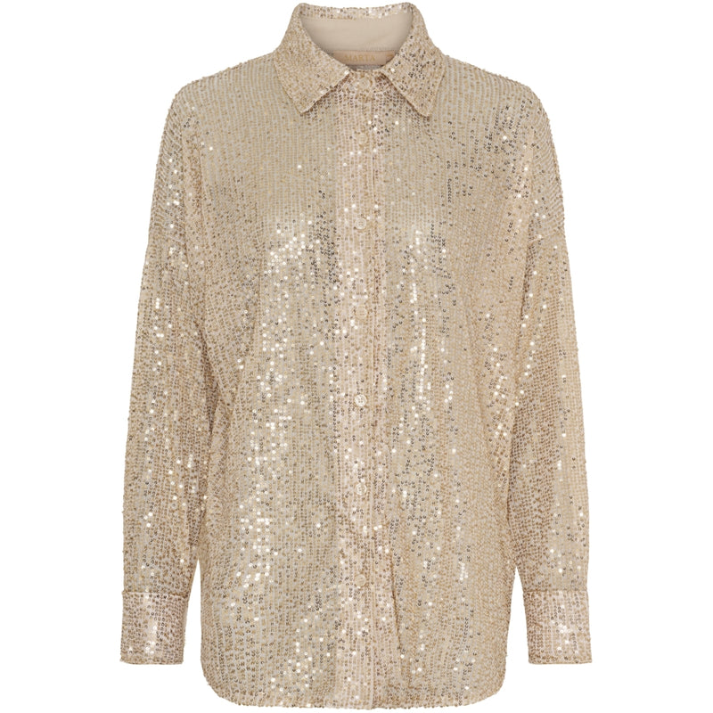 MARTA DU CHATEAU Marta du Chateau dame skjorte MdcBertille 6624 Shirt Champagne