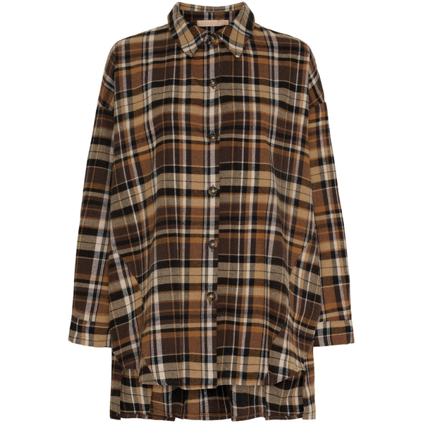 MARTA DU CHATEAU Marta du Chateau dam skjorta MdcLaureline 248459 Shirt Camel J-Tex