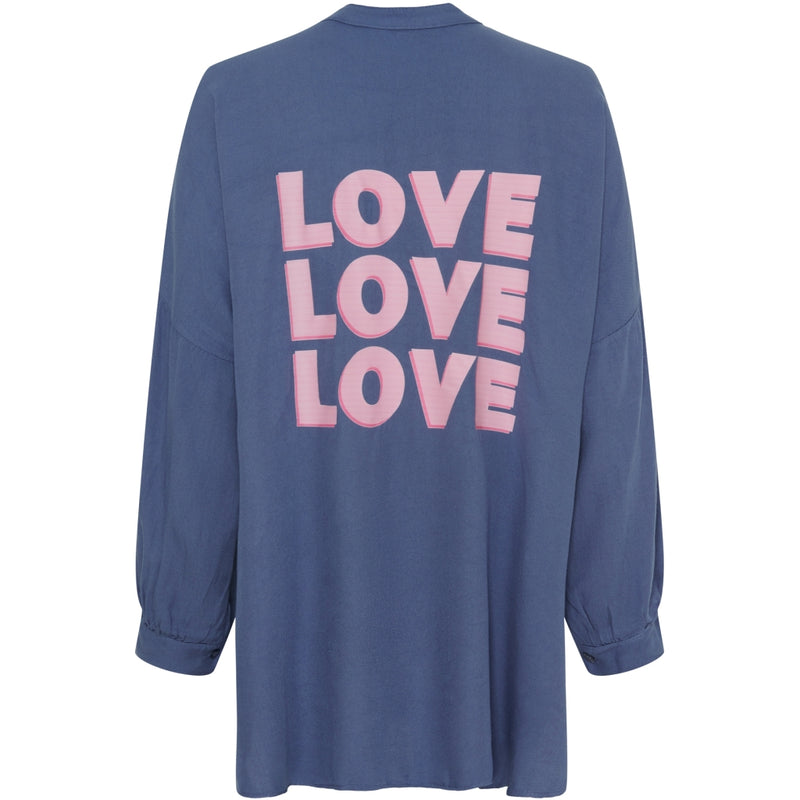 MARTA DU CHATEAU Marta du Chateau dam skjorta MdcMarion 6409 Shirt Jeans Scuro