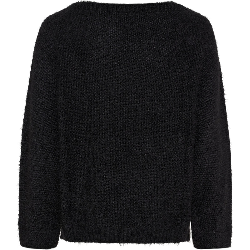 MARTA DU CHATEAU Marta du Chateau dam stickad tröja MdcAnouk 8038 Knit Black