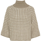 MARTA DU CHATEAU Marta du Chateau dam stickad tröja MdcClementine 23824 Knit Beige/Calce