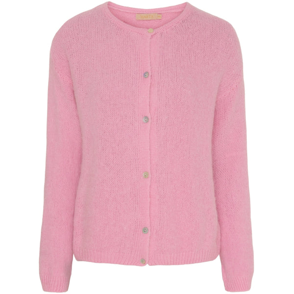 MARTA DU CHATEAU Marta du Chateau dam stickad MdcKiki 2406 Cardigan Baby Pink