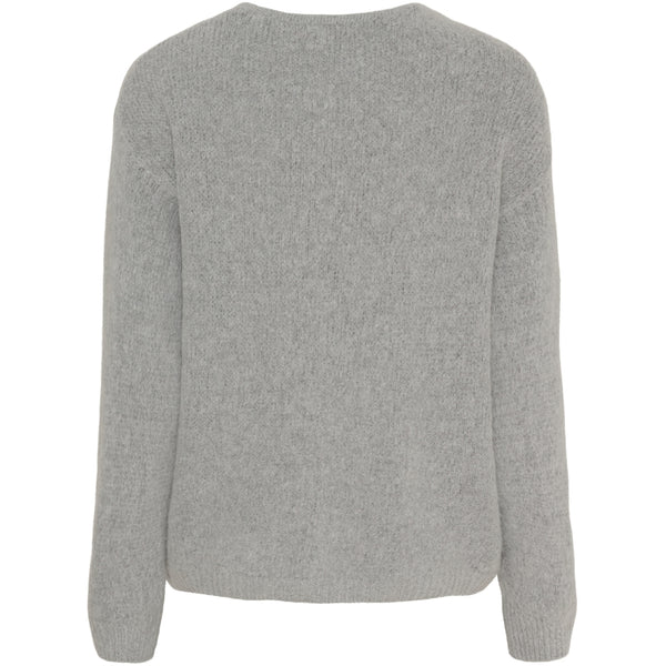 MARTA DU CHATEAU Marta du Chateau dam stickad MdcKiki 2406 Cardigan Light Grey