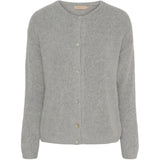 MARTA DU CHATEAU Marta du Chateau dam stickad MdcKiki 2406 Cardigan Light Grey