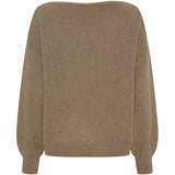 MARTA DU CHATEAU Marta du Chateau dam stickad tröja MdcRosa 5102 Knit Tortora