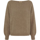 MARTA DU CHATEAU Marta du Chateau dam stickad tröja MdcRosa 5102 Knit Tortora