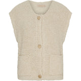 MARTA DU CHATEAU Marta du Chateau dame strik vest MdcAura 5172 Vest Beige