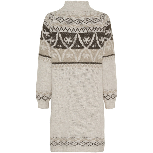 MARTA DU CHATEAU Marta du Chateau dam stickad klänning MdcJocelyne 24840 Knit Calce/Fango/Beige