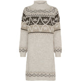 MARTA DU CHATEAU Marta du Chateau dam stickad klänning MdcJocelyne 24840 Knit Calce/Fango/Beige
