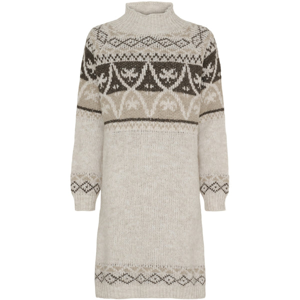 MARTA DU CHATEAU Marta du Chateau dam stickad klänning MdcJocelyne 24840 Knit Calce/Fango/Beige