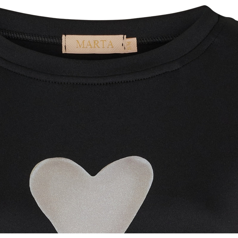 MARTA DU CHATEAU Marta du Chateau dam klänning MdcLivia 249226 Sweat Dress Black