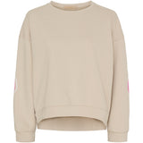 MARTA DU CHATEAU Marta du Chateau dam sweatshirt MdcNadine 69407 Sweatshirt Beige