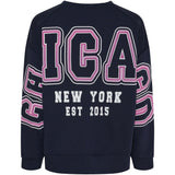 MARTA DU CHATEAU Marta du Chateau dam sweatshirt MdcNadine 69407 Sweatshirt Dark Blue