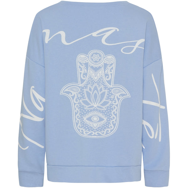 MARTA DU CHATEAU Marta du Chateau dam sweatshirt MdcNathalie 69371 Sweatshirt Cielo