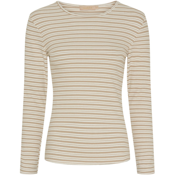 MARTA DU CHATEAU Marta du Chateau dam tee MdcChristel 6452 T-shirt Beige/Cream