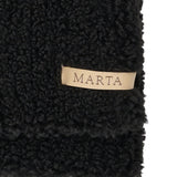 MARTA DU CHATEAU Marta du Chateau dam halsduk MdcElse T-0050 Scarf Black