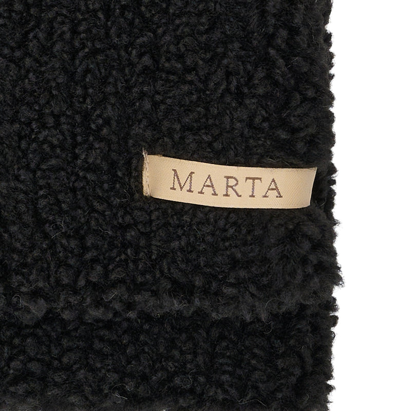 MARTA DU CHATEAU Marta du Chateau dam halsduk MdcElse T-0050 Scarf Black