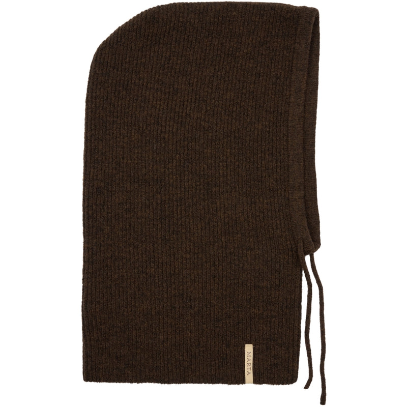 MARTA DU CHATEAU Marta du Chateau dam balaclava MdcFiluca FMHK6480 Hats Dark Brown