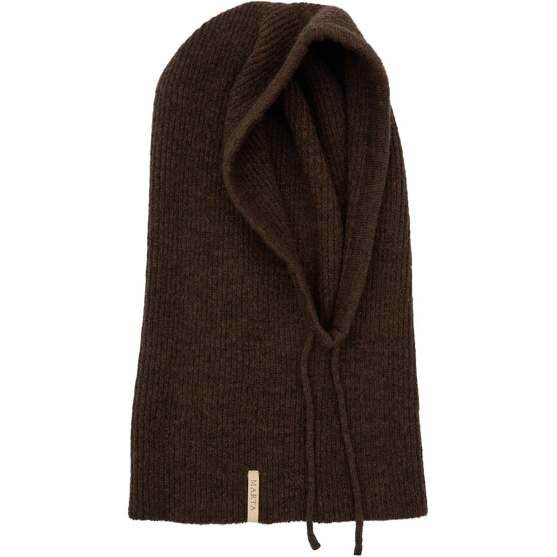 MARTA DU CHATEAU Marta du Chateau dam balaclava MdcFiluca FMHK6480 Hats Dark Brown