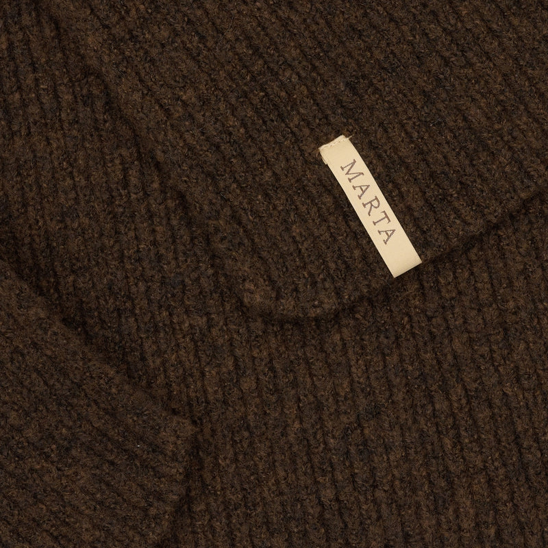 MARTA DU CHATEAU Marta du Chateau dam halskrage MdcOline FMSW4797 Scarf Brown