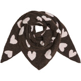MARTA DU CHATEAU Marta du Chateau dame tørklæde MdcToppy BA-2868 Scarf Coffee/Pink