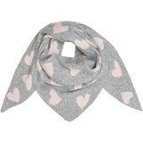 MARTA DU CHATEAU Marta du Chateau dame tørklæde MdcToppy BA-2868 Scarf Grey/Pink