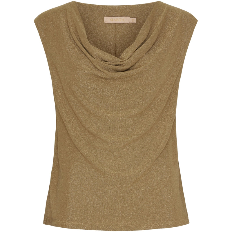 MARTA DU CHATEAU Marta du Chateau dam top MdcApolline 6341 Top Gold