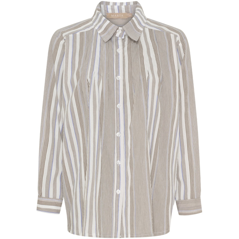 MARTA DU CHATEAU Marta du Chateau dam skjorta MdcIsolde 7400 Shirt MoroVar4