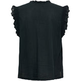 MARTA DU CHATEAU Marta du chateau Dam Blus MDCFAUNA 84380 Blouse Black