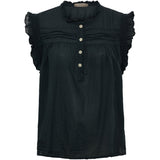 MARTA DU CHATEAU Marta du chateau Dam Blus MDCFAUNA 84380 Blouse Black