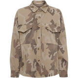 MARTA DU CHATEAU Marta du chateau Dam Jacka MdcMoonstone 68831 Jacket Beige camo