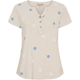 MARTA DU CHATEAU Marta du chateau dam T-shirt MdcCecilie 2553-D T-shirt Beige