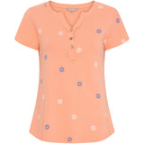 MARTA DU CHATEAU Marta du chateau dam T-shirt MdcCecilie 2553-D T-shirt Salmone