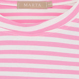MARTA DU CHATEAU Marta du chateau dam T-shirt MdcEnrica 258036 T-shirt Bubblegum Stripe