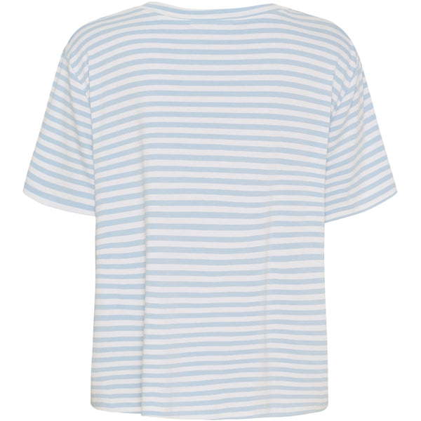 MARTA DU CHATEAU Marta du chateau dam T-shirt MdcEnrica 258036 T-shirt Celeste Stripe