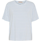 MARTA DU CHATEAU Marta du chateau dam T-shirt MdcEnrica 258036 T-shirt Celeste Stripe