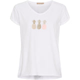 MARTA DU CHATEAU Marta du chateau dam T-shirt MdcGemma 22031 T-shirt White