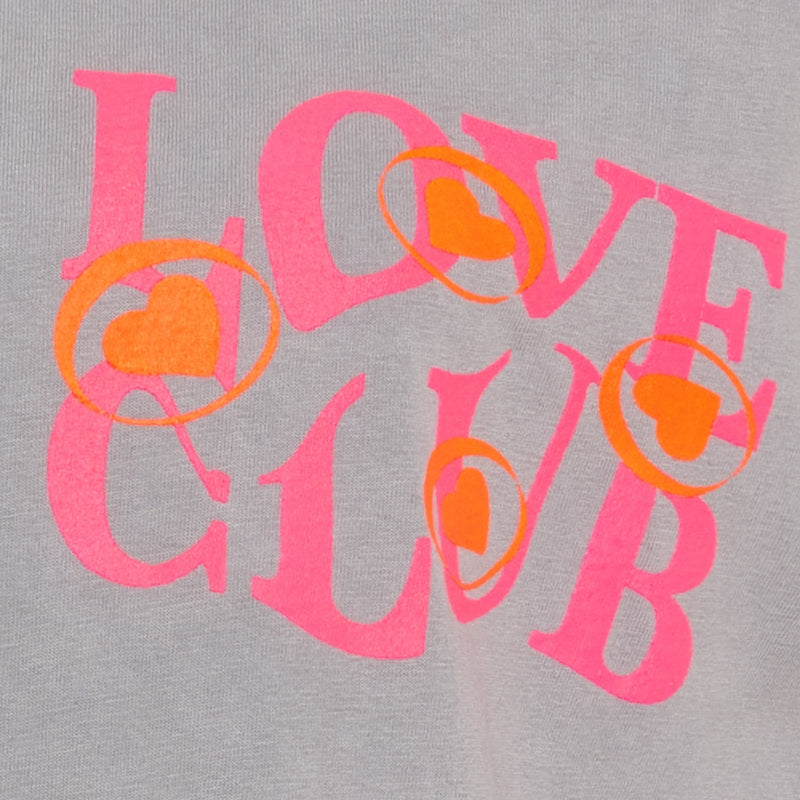 MARTA DU CHATEAU Marta du chateau dam T-shirt MdcInge -0532 T-shirt Grigio medio/Pink Fluo CW