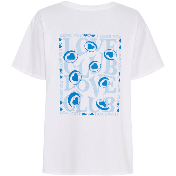 MARTA DU CHATEAU Marta du chateau dam T-shirt MdcInge -0532 T-shirt White/Azzuro