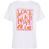 MARTA DU CHATEAU Marta du chateau dam T-shirt MdcInge -0532 T-shirt White/Pink Fluo