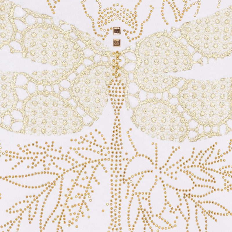 MARTA DU CHATEAU Marta du chateau dam T-shirt MdcMarie 1535 T-shirt White Dragonfly