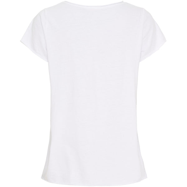 MARTA DU CHATEAU Marta du chateau dam T-shirt MdcMarie 1535 T-shirt White Giraf