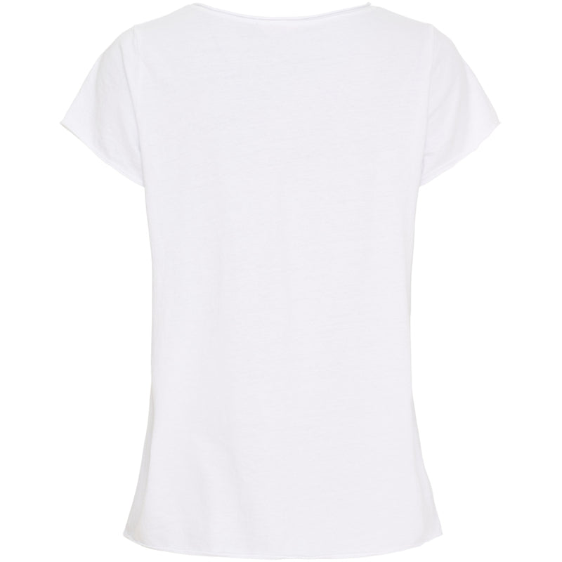 MARTA DU CHATEAU Marta du chateau dam T-shirt MdcMarie 1535 T-shirt White Giraf
